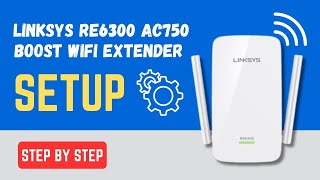 linksys re6300 ac750 boost wifi extender setup viralvideo youtubeshorts videoviral [upl. by Doone381]