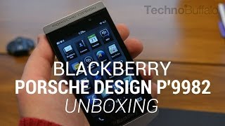 BlackBerry Porsche Design P9982 Unboxing [upl. by Mcclelland]