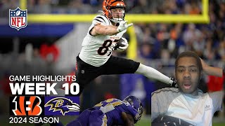 MV3 Ravens vs Bengals Week 10 NFL reaction [upl. by Fayth]