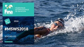 Be part of the MSWS2018 at Seychelles  FINAHOSA Marathon Swim World Series [upl. by Anikat]