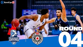 Andorra holds on to hand Partizan first loss  Round 4 Highlights  7DAYS EuroCup [upl. by Onairotciv]