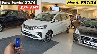 लो भाई आ गई New Ertiga 2024 Model ❣️Maruti Suzuki Ertiga Top Model ZXi AMT 😍 [upl. by Gretna]