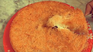 Kunafa Simple and Easy Recipe Knafeh Kunafah Konafah കുനാഫ [upl. by Chon]