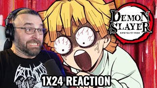 DEMON SLAYER 1X24 REACTION Rehabilitation training Kimetsu No Yaiba [upl. by Cormier331]