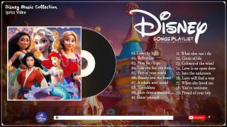 Ultimate Disney Songs With Lyrics 🎻 Disney Princess Soundtracks Playlist 🎻 Disney Music Of All Time [upl. by Amarette]