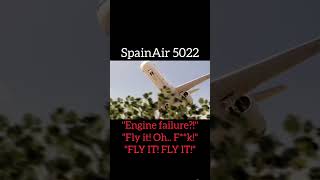 Last Word Of Pilot Before Crash Pt13 SpainAir 5022Varig 254 shorts planecrash [upl. by Enylecoj97]