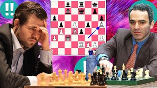 Horrible chess 35 Magnus Carlsen vs Garry Kasparov [upl. by Atnoek]