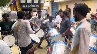 Jai Bheem Pad band at ShaikpetGolconda Bonalu 2023 ek maar beat with Theenmaar mix don’t miss it 💥 [upl. by Aikin]