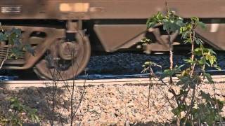 Coal train passes over broken rail part 2  Trains and Railways in Australia  PoathTV [upl. by Garihc]