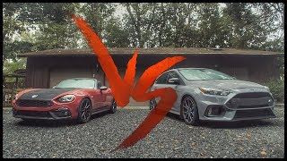 Ford Focus RS vs Abarth 124 Spider modded  Roll Race [upl. by Ettennil]