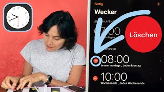 iPhone Kurs für Seniorinnen Teil 14 Einen Wecker löschen [upl. by Andrew]