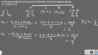 Class 10 Ch  7 Coordinate Geometry Exercise72 question no 2  NEW NCERT CBSE [upl. by Ynez340]