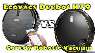 Ecovacs Deebot N79 vs Coredy Robotic Vacuum [upl. by Nad795]