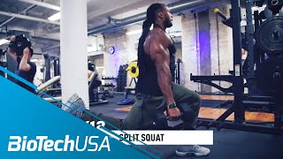 Legs Workout  Quads  Daily Routine with Ulisses  BioTechUSA [upl. by Yerfdog]