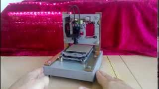 Micro CNC Machine From CD And Floppy Drive CNCCamera Part 1 Of 3 [upl. by Negem652]