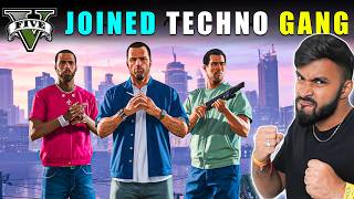 I JOINED TechnoGamerzOfficial GANG IN GTA 5 GRAND RP  GTA 5 GRAND RP [upl. by Corbin]