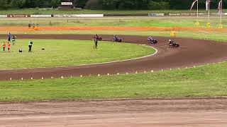 Herxheim Speedway EM U19 Heat 8 Bednar Boughen Kamenik Przyjemski [upl. by Atina994]