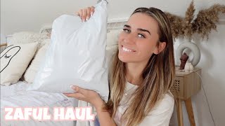 ZAFUL SUMMER HOLIDAY TRY ON HAUL amp discount code  bikinis dresses jewellery etc  Talia Rose [upl. by Pacorro]