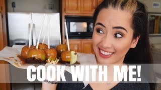 BAKING CARAMEL APPLES  xoalwaysbella [upl. by Alia]