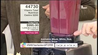 Vitamix 5200 6300 7500 Juice and Ice Cream Demo [upl. by Brita794]