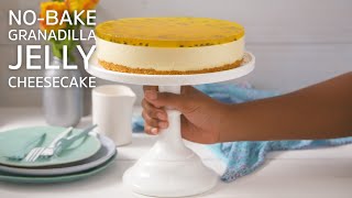 NoBake Granadilla Jelly Cheesecake [upl. by Knighton]