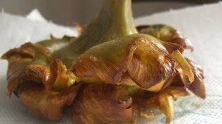 Carciofi alla giudia ricetta [upl. by Anihtyc]