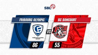 Fribourg Olympic vs BC Boncourt  Game Highlights [upl. by Lady912]