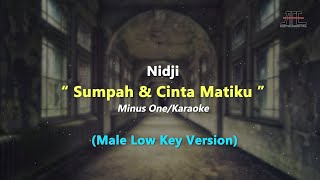 Sumpah amp Cinta Matiku  Nidji  Karaoke  Piano Lower KeyNada Rendah [upl. by Fisa801]