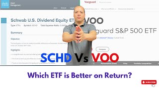 Comparing Schwab SCHD Vs Vanguard VOO [upl. by Orest13]