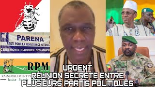 Sékou Tounkara  Urgent Reunion secrète entre certains partis politiques pour une déstabilisation [upl. by Latsryk]