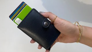 Secrid miniwallet crisple leather after 1year [upl. by Pengelly962]