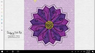 Dresden Plate Quilting Ideas Variation 5 [upl. by Nonie]