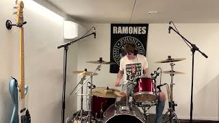 Ramones  Psycho Therapy Drum Cover [upl. by Nalyk599]