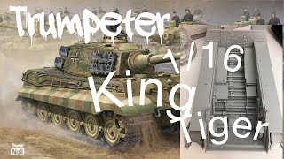 TRUMPETER 116 SDKFZ182 KING TIGER  update 1 [upl. by Taub]