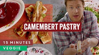 Camembert Recipe With Cranberry Sauce  15 Minute Meals With Jamie Oliver [upl. by Lantha]