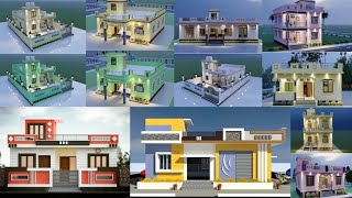 Single Story Most Beautiful Homefront Designs Latest Arrival residential commercial interiordesig [upl. by Nylitak]