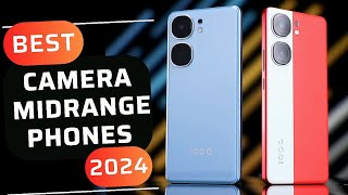 Top 5  Best Camera MIDRANGE Phones 2024 [upl. by Ribak]