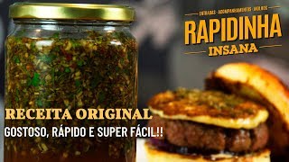 Chimichurri Argentino Receita Original [upl. by Eanrahc]