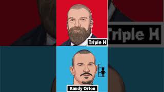 Triple H vs Randy Orton Short Video Comparison wwe [upl. by Notselrahc]