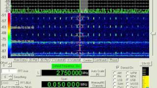 Oddities Station HAARP multiple waveforms September 13 2009 2750 kHz [upl. by Cony]