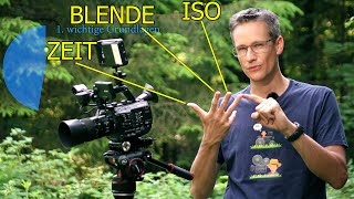 FILMEN LERNEN 1 🎥📷 Belichtungszeit Bildersek und Grundlagen [upl. by Ancalin]