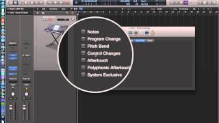 Logic Pro X  Video Tutorial 31  MIDI Input Filter [upl. by Yule]