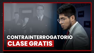 Clase gratis El contrainterrogatorio con Diego Valderrama [upl. by Neih]