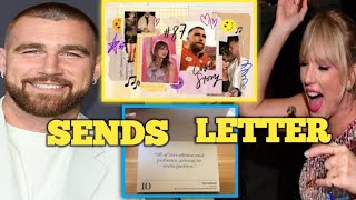 Wow  Travis Kelce Sends A Heartwarming Love Letter To Taylor Swift A Modern Romance [upl. by Geiger]