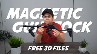 Magnetic Rifle Gunstock for Oculus Quest 1 and Quest 2 [upl. by Nelyaw]