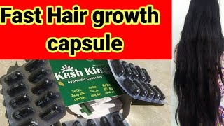 Faster hair growth capsule  Kesh king capsule review  best hair fall control medicine  hairfall [upl. by Sherwin]