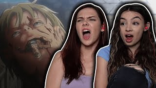 Tears and Shock😱😭 Attack on Titan 1x5 quotFirst BattleThe Struggle for Trostquot REACTION [upl. by Aicelav]