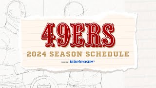 Drawing the Niners Schedule Release Edition [upl. by Zaob353]