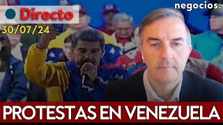 DIRECTO  JORGE CACHINERO ¿FRAUDE ELECTORAL EN VENEZUELA PROTESTAS MASIVAS FRENTE A MADURO [upl. by Granger264]