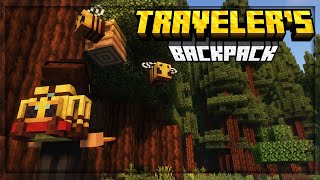 Travelers Backpack MOCHILAS NO MINECRAFT  Atualizado 2024 [upl. by Normak]